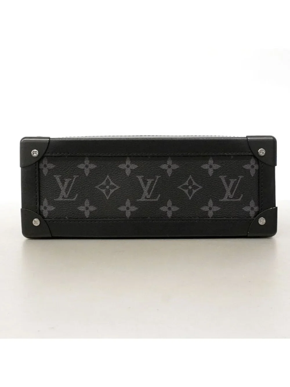 Louis Vuitton Shoulder Bag Monogram Eclipse Soft Trunk Black